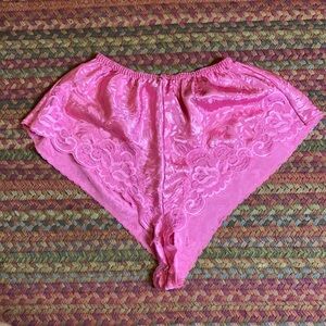 80s VINTAGE HIGH RISE SILKY SOFT LOUNGE SHORTS